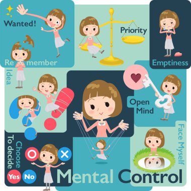 Düz saç pembe bluz kadın akıl ve irade patlama