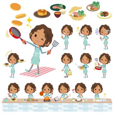 Pişirme siyah liseli kız