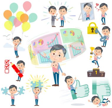 Baba ve bebek başarı ve pozitif