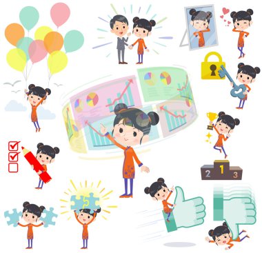 Çin etnik giyim womansuccess ve pozitif