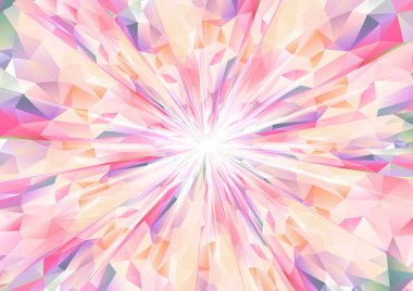 Kübizm arka plan radyasyon Asya canlı çok renkli