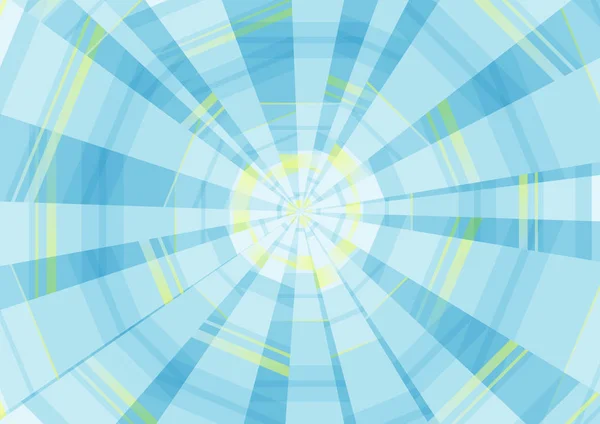 Fondo radiación fresco Azul amarillo — Vector de stock