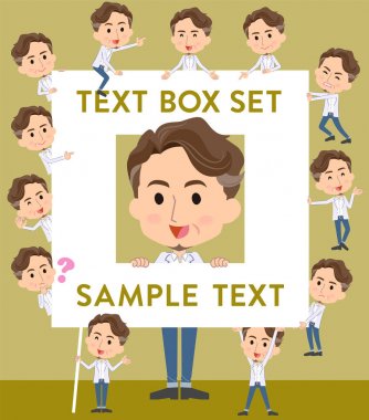 vahşi orta yaşlı adam metin kutusu