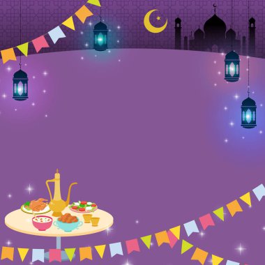 İslam Ramazan iftar yemeği