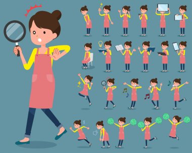 düz tip bale topuz saç önlük mom_2