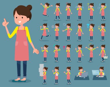 düz tip bale topuz saç önlük mom_1