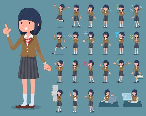 düz tip liseli kız kahverengi Blazer_1