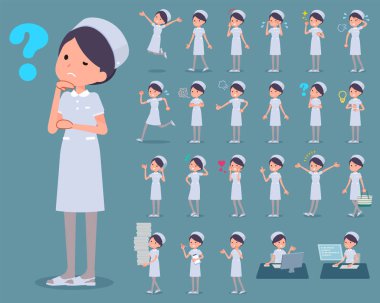 düz tip hemşire giymek woman_1