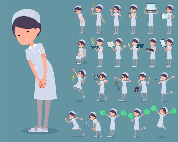 düz tip hemşire giymek woman_2