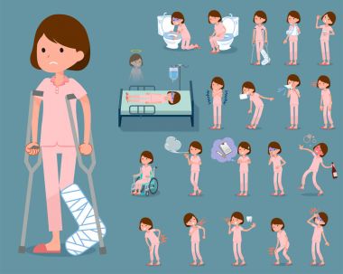 düz tip hasta woman_sickness