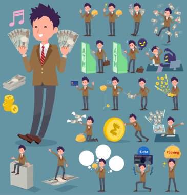 düz tip okullu çocuk kahverengi Blazer_money