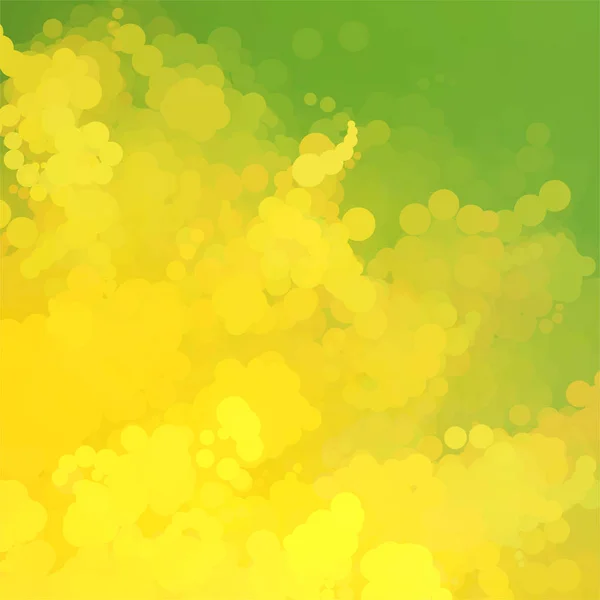 Mosaic prickar bakgrund gul grön — Stock vektor