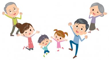 üç kuşak aile atlamak