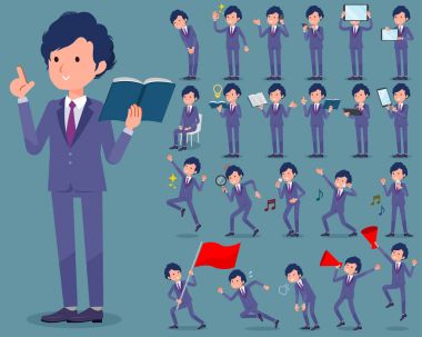 düz tip perma saç businessman_2