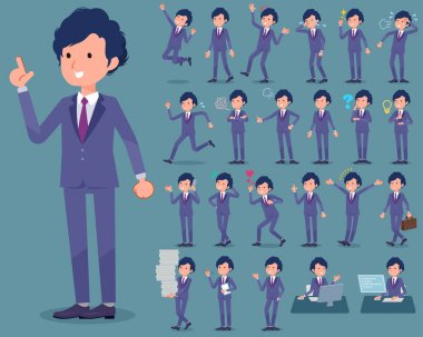 düz tip perma saç businessman_1