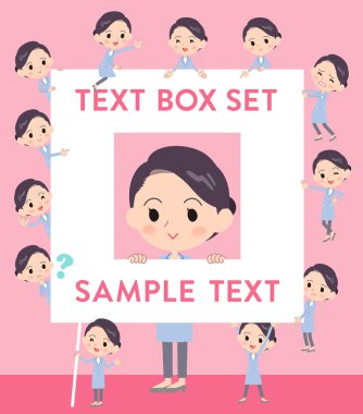 Beyaz önlük women_text kutusu