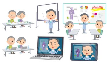 Toplantı Konferans eski koca ve karısı doctor_3