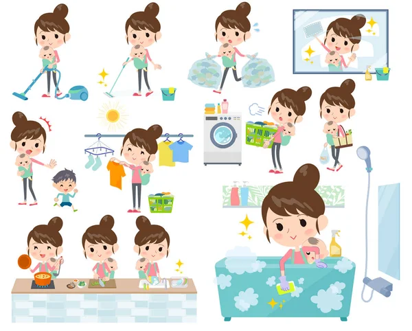 Anne ve baby_housekeeping