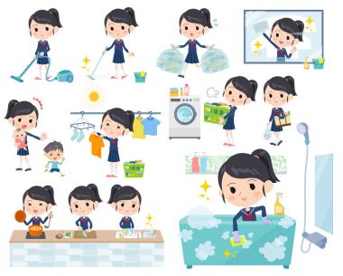 okul kız denizci suit_Housekeeping