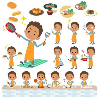 okul çocuk Black_cooking