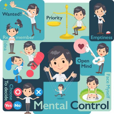 Beyaz kısa kollu men_Mental ve iradesiyle