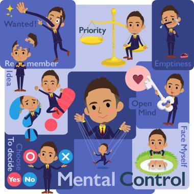 Berry kısa saç işadamı black_Mental ve iradesiyle