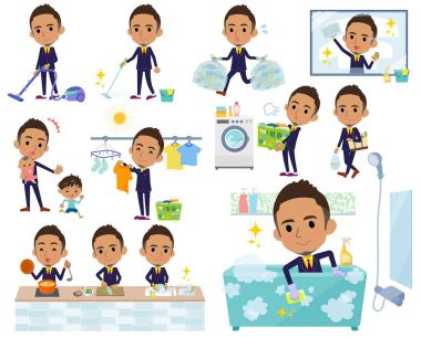 Berry kısa saç işadamı black_housekeeping