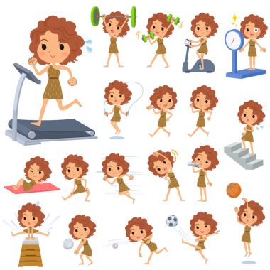 İlkel women_Sports ve egzersiz