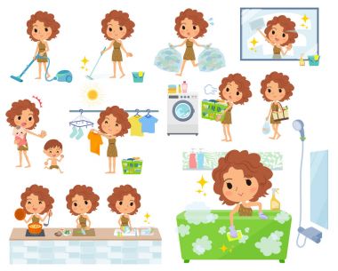 İlkel women_housekeeping Set