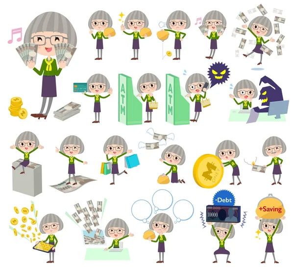 Yeşil tişörtlü eski women_money