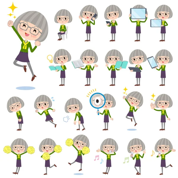 Yeşil tişörtlü eski women_2