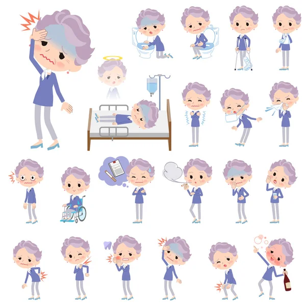 Mavi tek parça eski women_sickness