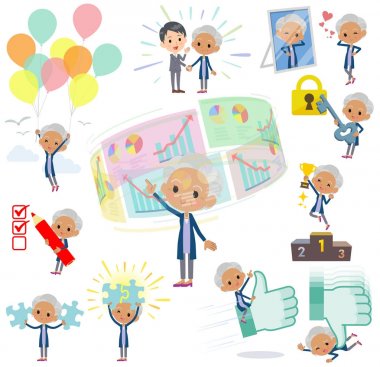 Donanma hırka yaşlı kadınlar black_success ve pozitif