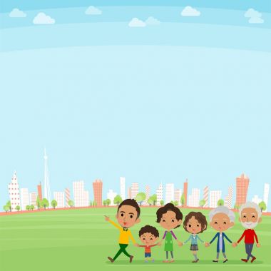 üç kuşak black_Walking şehir