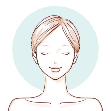 Güzellik woman_non yapmak kadar kapalı gözler