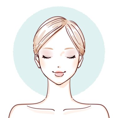 Güzellik woman_After yapmak kadar kapalı gözler