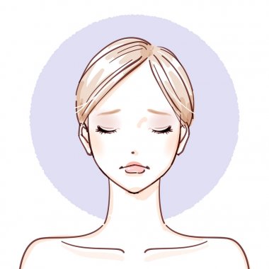 Güzellik woman_After yapmak kadar kapalı gözler negatif