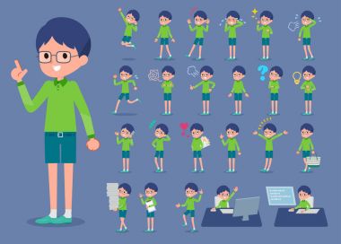 düz tip yeşil giyim gözlük boy_1