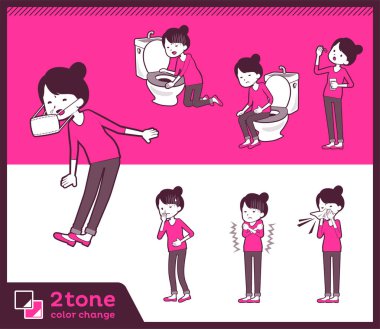 2tone türü topuz saç pantolon tarzı mom_set 09