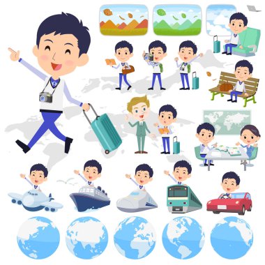 Personel mavi mağaza tek tip men_travel