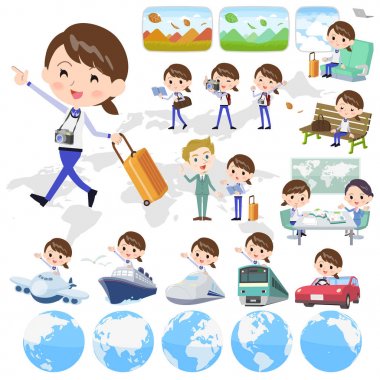 Personel mavi mağaza tek tip women_travel