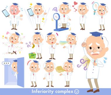 Research Doctor old men_complex clipart