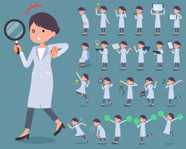 düz tip Beyaz önlük women_2