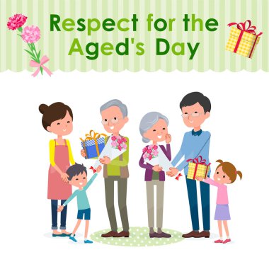 Sevilen ones_Aged'ın gün aile için hediye