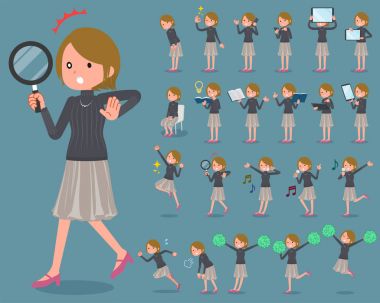 düz türü kısa saç women_2