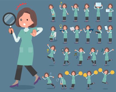 düz tip mavi yeşil tunik orta women_2