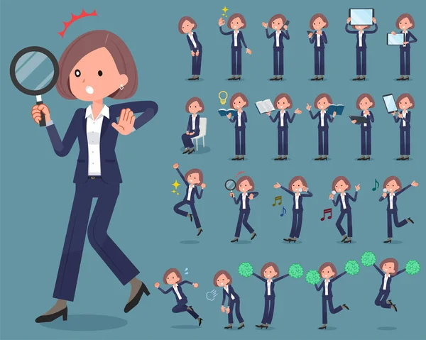 düz tip siyah ceket pantolon iş women_2