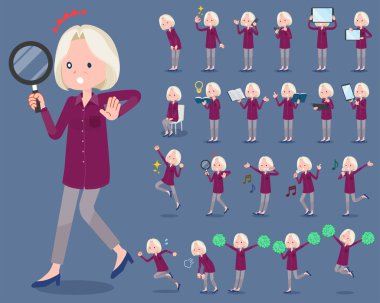 türü mor forması yaşlı kadınlar White_2 düz