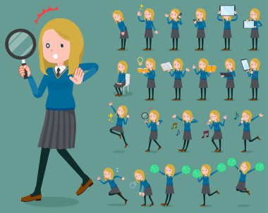 düz tip liseli kız White_2