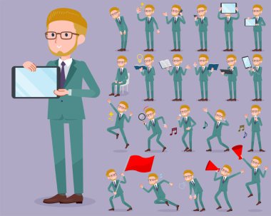 türü sarı saçlı işadamı White_2 düz